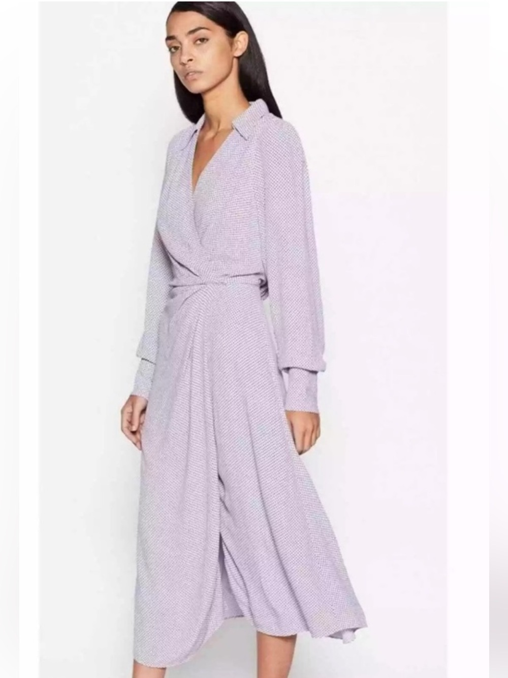 Equipment Gilliane Wrap Dress Midi Dress